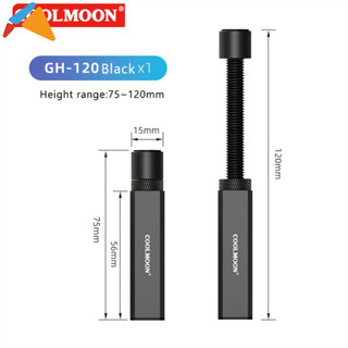 Jua GPU Dọc Gắn Hợp Kim Nhôm GPU Đứng Kính Thiên Văn Vít Thiết Kế Chân Đế Phụ Kiện Có Thể Điều Chỉnh Chiều Cao Đồ Họa