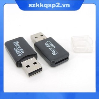 Mini USB 2.0 Giao Diện Đầu Đọc Thẻ Micro SD TF Flash Bộ Nhớ Cổng USB Tốc Độ Cao Cho Máy Tính PC VNK2