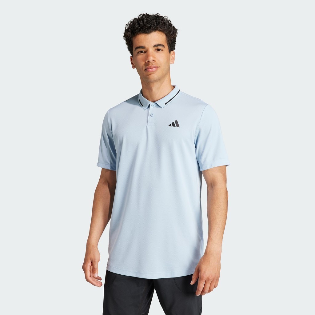 Adidas Quần vợt Áo Polo Piqué Tennis Club Nam Màu xanh da trời IJ4891
