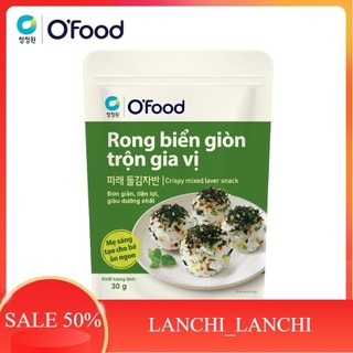  Rong biển giòn trộn gia vị OFood 30g vị ngọt vừa ăn trộn cơm cháo tiện lợi ngon miệng 