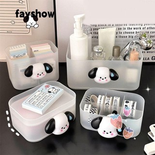 Hộp lưu trữ FAY, Giá lưu trữ chống bụi để bàn, Di động có nắp Hộp đựng đồ trang sức dung tích lớn trong suốt