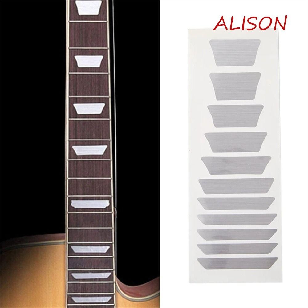 Alison Guitar Sticker Siêu Mỏng 22 Phong Cách Bass Acoustic Guitar Điện Đàn Guitar PET Đàn Guitar Đề Can