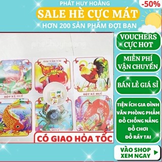 Bộ trò chơi bầu cua 🦀 FREESHIP 🚛 Có video thật 🎥 Bộ trò chơi bầu cua giấy loại đẹp vui nhộn và giải trí - Phát Huy Hoàng