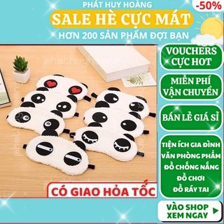 Bịt mắt che mắt ngủ hình gấu trúc dễ thương 🐼 freeship 🚚 - phát huy hoàng