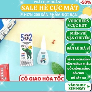 Lọ keo con voi 502 ✅ FREESHIP 🚛 Có video thật 🎥 Lọ keo con voi 502 Thuận Phong hàng tốt giá rẻ - Phát Huy Hoàng