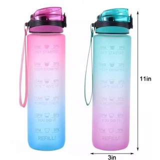Bình nước 1 lít có vạch chia Chất liệu PP an toàn