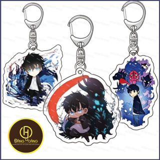 Ye solo leveling móc khóa mô hình anime sung jin-woo sung jin-ah yoo jin-ho_đh