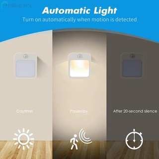 -New In May-Modern and Practical Motion Sensor LED Night Light for Bedside Bedroom EUUK Plug[Overseas Products]