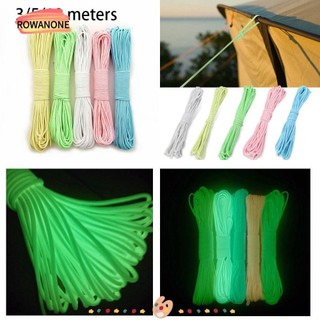 Dây dù dạ quang bện 7 sợi dài 3-5m 550LB dùng cho cắm trại với 6 màu chất lượng cao 