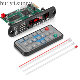 Bảng giải mã hys bluetooth 5.0 mp5 5v 12v đĩa u không dây tf mp3 wav aux đài fm mô-đun giải mã âm thanh có điều khiển từ xa
