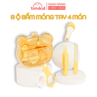 Bộ bấm móng tay gấu 4 chi tiết cho bé MẪU MỚI