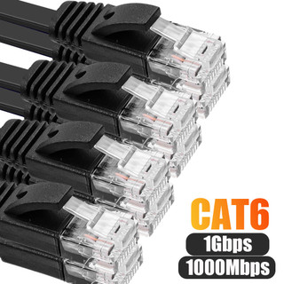 Cáp ethernet cat6 - dành cho bộ định tuyến máy tính cáp bảo vệ máy tính xách tay - dây lan internet phẳng - dây mạng rj45 phẳng 40gbps 2000 mhz - cáp mạng loại 6