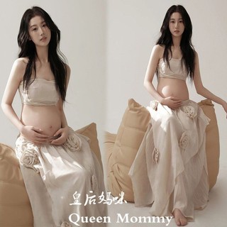 Studio Ảnh Phong Cách Mới Phụ Nữ Mang Thai Ảnh Trang Phục Cổ Tích Bầu Không Khí Hoa Mẹ Mang Thai Đầm Chụp Ảnh Cá Nhân Nghệ Thuật Ảnh Cos