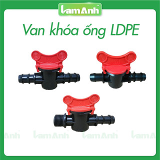 Các loại van khóa ldpe, van khóa ống nước ldpe 16/20mm, van khóa khởi thủy ldpe 16/20mm, van khóa ren ldpe - lam anh