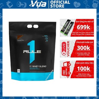 Bột Protein Rule 1 - R1 Whey Blend (9.8 - 10 Lbs) - Hỗ Trợ Phục Hồi Cơ Bắp Chính Hãng