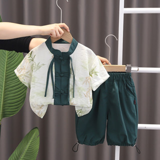  Quần Áo Thời Trang Trẻ Em Mùa Hè Trẻ Em Bé Trai Bé Gái In Nhân Quả Áo Sơ Mi Quần Short 2 Cái   bộ Quần Áo Tập Đi Trẻ Sơ Sinh 1 2 3 4 5 Tuổi 