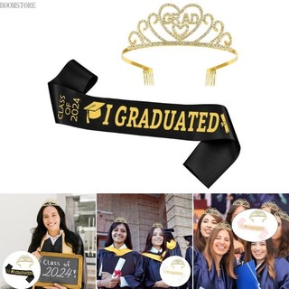 Boom Tốt Nghiệp Trộm Sash Cho Lễ Tốt Nghiệp Crown Honor Stole 2024