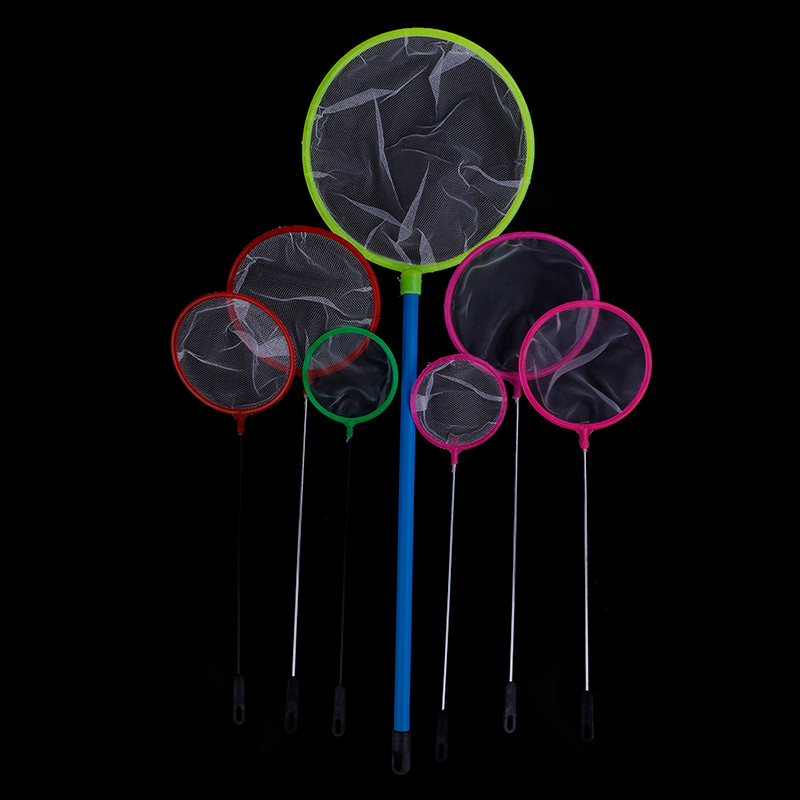 Lmh Mini Aquarium Fish Catch Net Handle Tool Phụ kiện cá tròn.