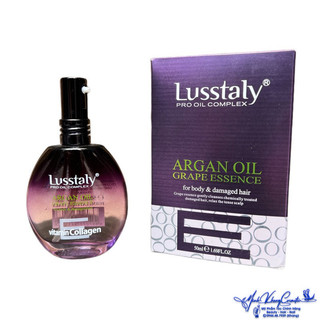 Tinh dầu dưỡng bóng Lusstaly Collagen Vitamin E 50ml - MK