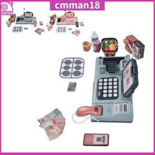 TinyLand Đồ chơi máy tính tiền cho trẻ em Giả vờ điện tử có âm thanh nhẹ