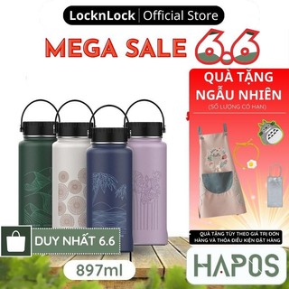 Bình giữ nhiệt LocknLock 897ml Chính hãng giữ nóng lạnh lâu phiên bản Vietnam Riga Tumbler LHC4160 - HAPOS OFFICIAL
