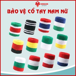 (01 ĐÔI) Băng Cổ Tay Thể Thao Thấm Mồ Hôi Nam Nữ Bảo Vệ Cổ Tay Tránh Chấn Thương Giá Rẻ Tập Gym Chạy Bộ Cầu Lông Tennis