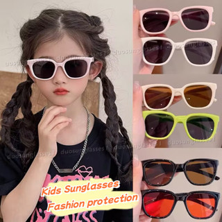  Hàn Quốc Vuông Dễ Thương Kính Mát Trẻ Em Cho Trẻ Em Hợp Thời Trang Cho Bé Kính Mắt Cá Tính Cho Bé Trai Và Bé Gái Retro Kính Che Nắng Đa Năng Chống Tia UV 