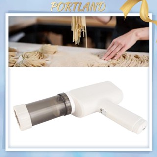 Portland Máy làm mì ống điện cầm tay Máy không dây có thể sạc lại Nhỏ gọn 6 loại hiệu quả cho gia đình