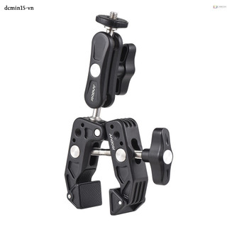 Giá đỡ màn hình Andoer Kẹp Inch 3 / 8 Qup 11 / 10 / 9 / 8 Đầu bi Dslr 1 / 4 Inch Giá đỡ siêu xoay có gắn Camera Camera Dual Came-5.29 Smartp - Bộ chuyển đổi chuyên nghiệp - Và