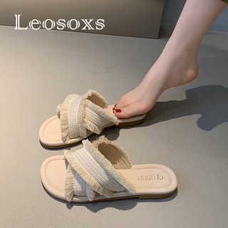 Leosoxs  dép sandal nữ dép bánh mì nữ dép bánh mì Chống Trượt Năng động Lịch lãm Thoải mái Đẳng cấp Thoáng khí Độc đáo Đàn hồi FDL2460L5O 26Z240626