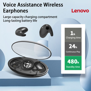 Lenovo Tai nghe tương thích Bluetooth Giảm tiếng ồn thông minh Âm nhạc chống nước Tai nghe không dây Phụ kiện điện thoại