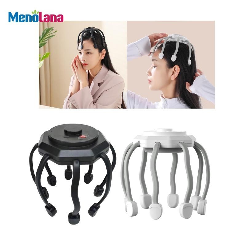 Máy mát xa đầu điện Menolana có cáp USB 3 chế độ Đầu quà tặng không dây