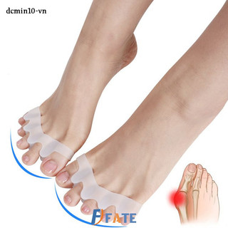 2pcs/pair Silicone Toe Spacer Separator Straightener Spreader Bunion Pain Relief FATE1