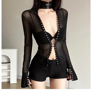  Kliou Mùa Hè Mới Nữ Mặc Willow Dây Đeo Móng Tay Gợi Cảm Trang Trí Áo Thun Đa Năng Nữ Hai Mảnh Bộ 