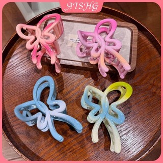 AISHG kẹo Gradient Bướm Kẹp Tóc Cô Gái Tươi Cao Cấp Cá Mập Kẹp Phụ Kiện Tóc Thời Trang