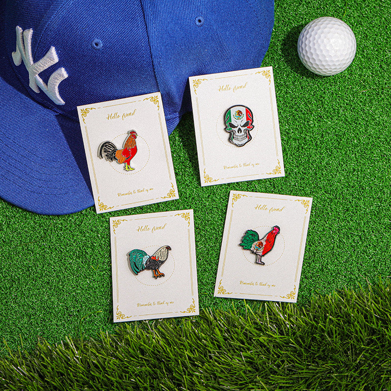 Retro Mexican Metal Hat Pin Enamel Pins Cartoon Badge Golf Cap Baseball Hat Brooches    IMVM