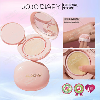 Jojo DIARY Air Cushion Cream Cc Cream Foundation cô lập Dưỡng ẩm Kem che khuyết điểm lâu trôi Bảo hiểm toàn diện Air Cushion Bb Cream Foundation Even Skin Tone