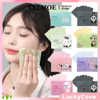 EELHOE 100 tờ giấy thấm dầu cao cấp tự nhiên Giấy thấm dầu di động Giấy thấm dầu cho da dầu miiki_vn LuckyCove
