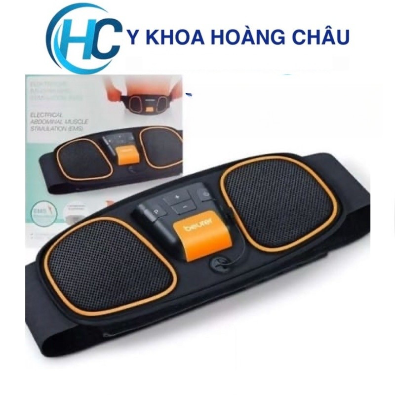 [CHÍNH HÃNG] Đai massage xung điện  bụng và lưng 4 điện cực Beurer EM39 (Bảo hành 2 năm) (mát xa)