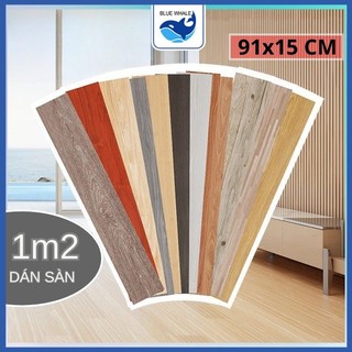 1m2 Dán Sàn Nhựa Giả Gỗ, 91.44 x 15.24cm, Sàn Dán keo Sẵn 1m2 Gồm 7 Miếng