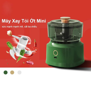 Máy xay thịt, máy xay thịt tỏi ớt mini đa năng cầm tay bằng, máy xay thịt mini đa năng cầm tay sạc điện tiện lợi 350ml