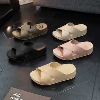 DAILOU dép đế cao dép sandal nữ dép quai ngang Thời thượng Thiết kế độc đáo Trẻ trung Chất lượng cao FPD2440GEB 16Z240417