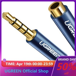 Dây cáp âm thanh mở rộng UGREEN giắc cắm 3.5mm chuyên dụng nhiều kích thước tùy chọn