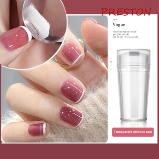 Preston Nail Seal Clear French Style Công cụ làm móng tay trong suốt
