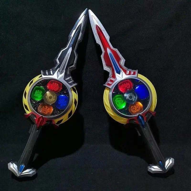 Orb Bright Holy Sword Ultraman Thiết bị biến hình Orb Ring Summoner Âm thanh Dạ quang Đồ chơi trẻ em Nam 4-20-4