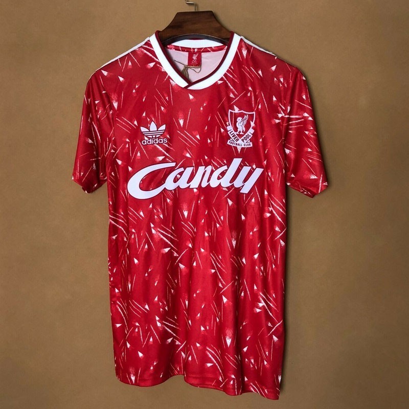 Liv-erp-ool 1989 1991 LFC Retro Home S-XXL Mc MANAMAN 7 Jersey