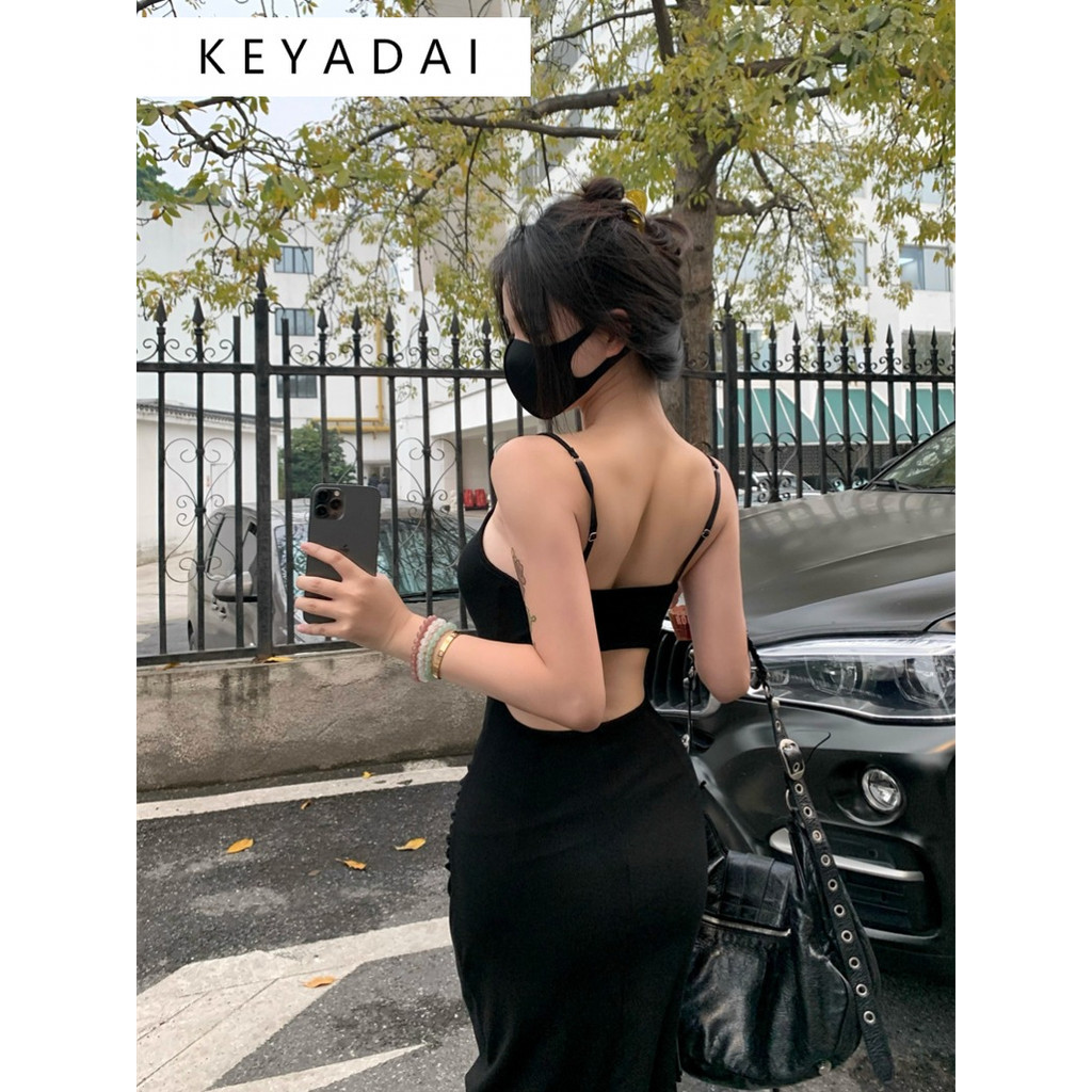 KEYADAI váy Đầm váy nữ body đầm INS Trendy Vintage phổ biến WLQ2440X3J 17Z240422 | BigBuy360 - bigbuy360.vn
