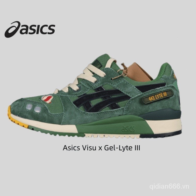 Giày vải ngắn phong cách cổ điển Asics Visu x Gel Lyte III Generation 3 dành cho du lịch mẫu SICS 1201a516-300