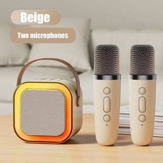 Loa Karaoke Không Dây Có Karaoke Bluetooth Micro Nhà KTV Karaoke Đèn RGB Loa Bluetooth Mini Di Động