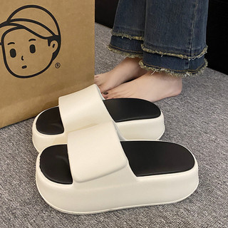 Dép bánh mì eva đế độn 7cm phong cách hàn quốc, dép nữ eva